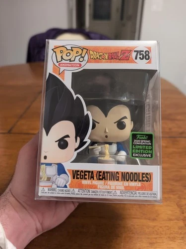 Dragon Ball Z Vegeta Eating Noodles #758 Funko Pop! ECCC 2020 Spring Convention