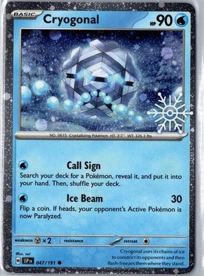 CRYOGONAL 047/191 SURGING SPARKS | CALENDAR PROMO | POKEMON | COSMO HOLO NM