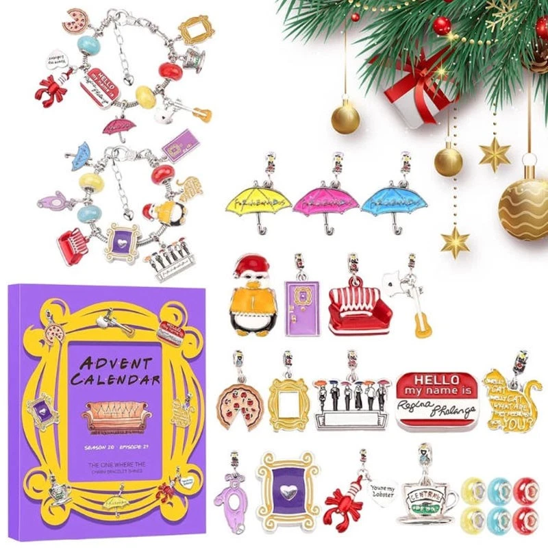 Advent Calendar 2025-24 Days of FRIENDS Charm Bracelet Kit - Image 2 of 4