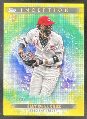 2024 Topps Inception Yellow #78 Elly De La Cruz RC /199