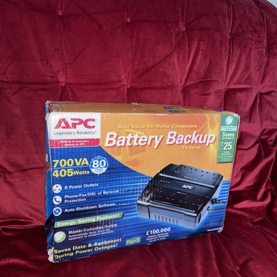 Battery Back ES Serie Offline USV (700 VA) 405 W 8 Steckdosen APC -BE700G-UK