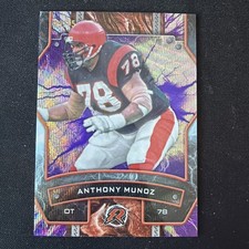 ANTHONY MUNOZ 2025 Topps Resurgence PURPLE WAVE REFRACTOR #Bengals  /75