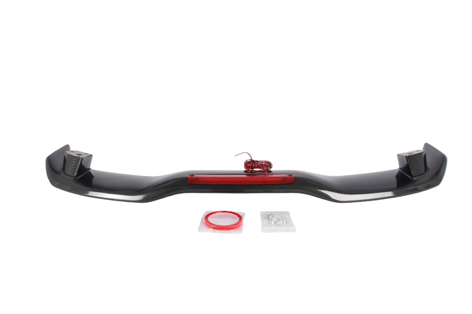 Carbon Fiber Rear Trunk Spoiler Lip Roof Tail Wing 53" For Audi R8 Coupe 2020-24