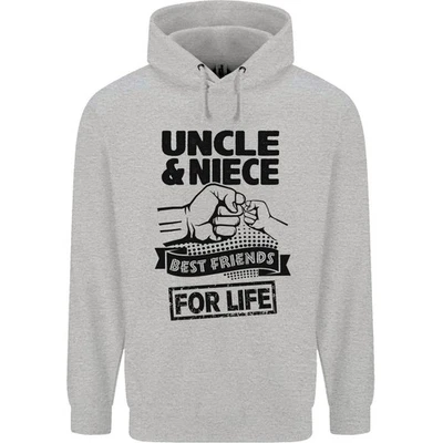 Oncle Et Nièce Amis Pour La Vie Sweat À Capuche Pour Hommes 80% Coton - Photo 1/4