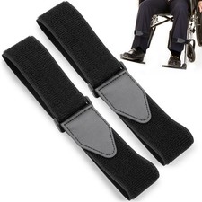 Wheelchair Leg Strap Footrest Straps Restraints for Prevent Sliding Legs Feet