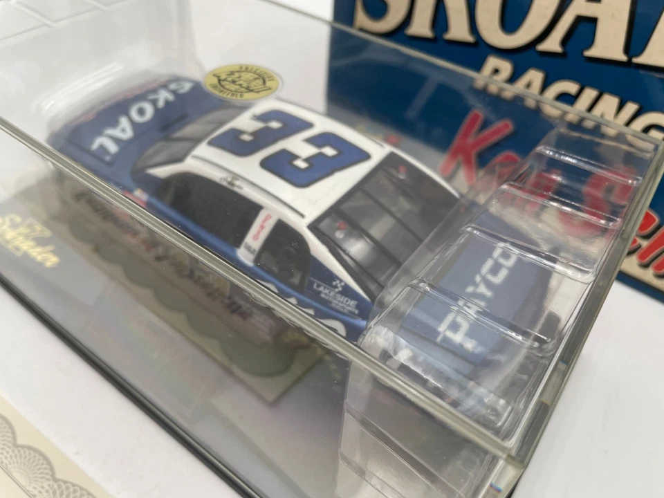 Rare - Ken Schrader 1999 Blue Skoal Nascar 1/24 Diecast Revell #33 Chevy - Image 4 of 4