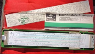 Rechenstab Sliderule AW Faber Castell Novoduplex 2/83 N 1970made unbenutzt mint