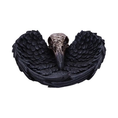 Nemesis Now Edgar Allen Poe's Nevermore Rabenschädel Schmuckhalter Schmuck Dis
