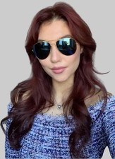 New Gold Blue Aviator Men's Women's Sunglasses D3