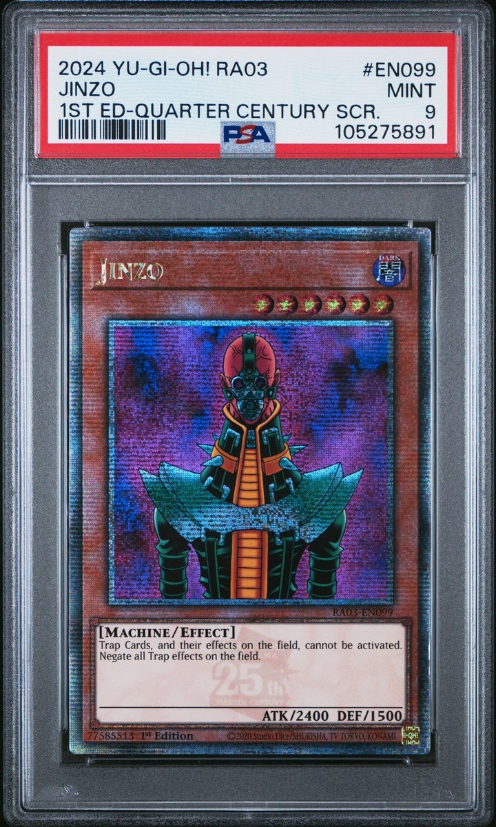 2024 YU-GI-OH! RA03-QUARTER CENTURY BONANZA #EN099 JINZO PSA 9 | eBay