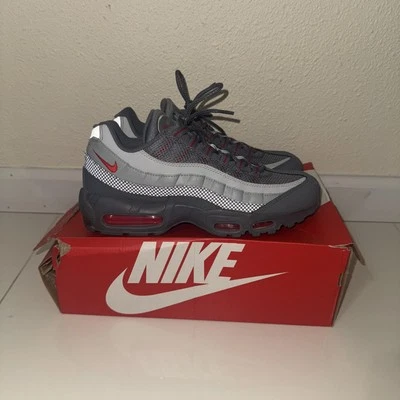 Nike Air Max 95 Essential Smoke Grey University Red for Sale