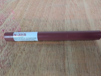 Maybelline Super Stay Ink Crayon Matte Lipstick,  #105 On the Grind, 0.04 oz