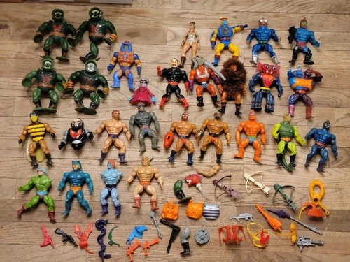 Huge Vintage He-Man Master of the Universe MOTU Lot Of Figures