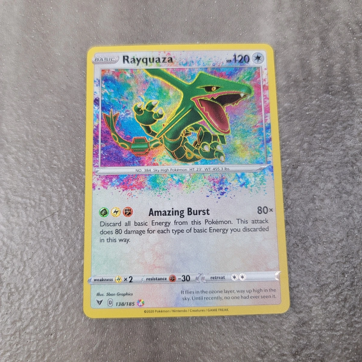 Rayquaza 138/185 Swsh04: Vivid Voltage for sale | eBay