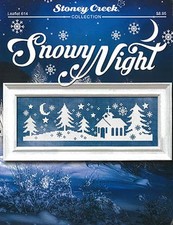 Snowy Night LFT614 by Stoney Creek cross stitch pattern