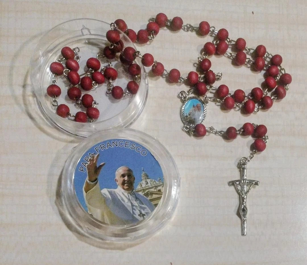 Bracciale Rosario In Metallo E Cristalli Rosa | Savelli Religious - Foto 6