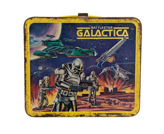 Vintage 1978 Battlestar Galactica Aladdin Metal Lunch Box