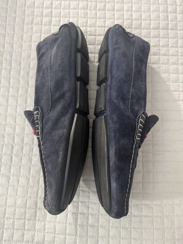 Mocasines Manolo Blahnik de gamuza azul talla 42,5 Foto 3 de 4