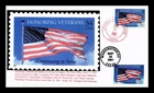 DR JIM STAMPS US COVER HONORING VETERANS FIRST DAY ISSUE DUAL HAND CANCEL