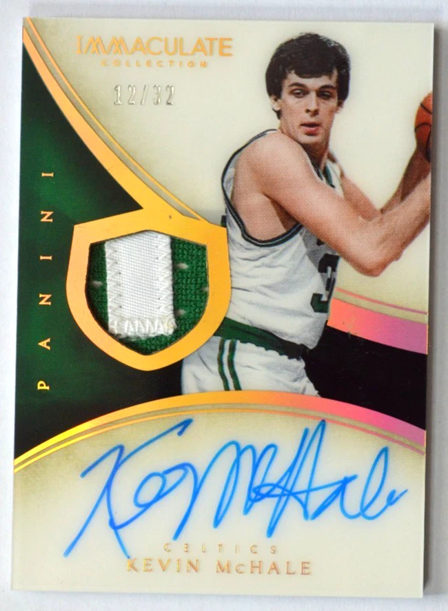 Panini Kevin McHale Basketball Autographed Sports Trading Cards 