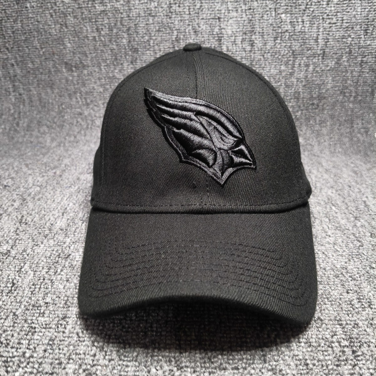 New Era Arizona Cardinals Black on Black NFL Stretch Fit Hat Cap