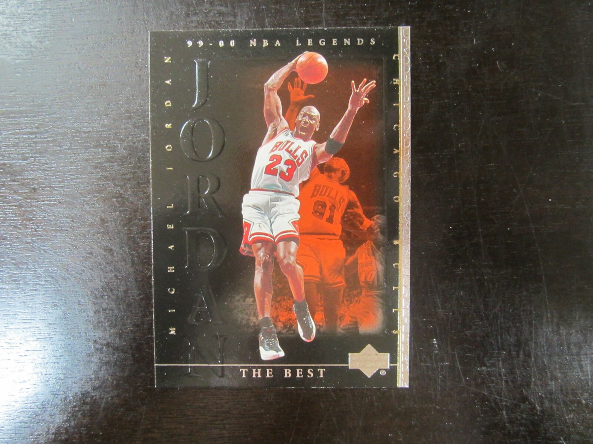 レア 45番 ジョーダン アッパーデック トレーディングカード 4枚セット 1999-00 Upper Deck Legends The Best # 86 Michael Jordan Card
