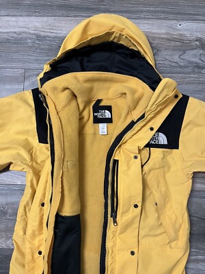 Vintage Yellow Gore-Tex The North Face Jacket With Inner Vest 90s