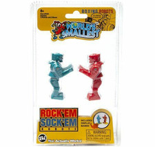 World's Smallest ROCK EM SOCK EM ROBOTS Boxing Miniature Pocket Sized Toy Mattel
