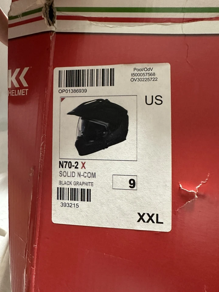 NUEVO Casco de moto Nolan N70-2 X ADV 2XL, negro grafito A Foto 3 de 4