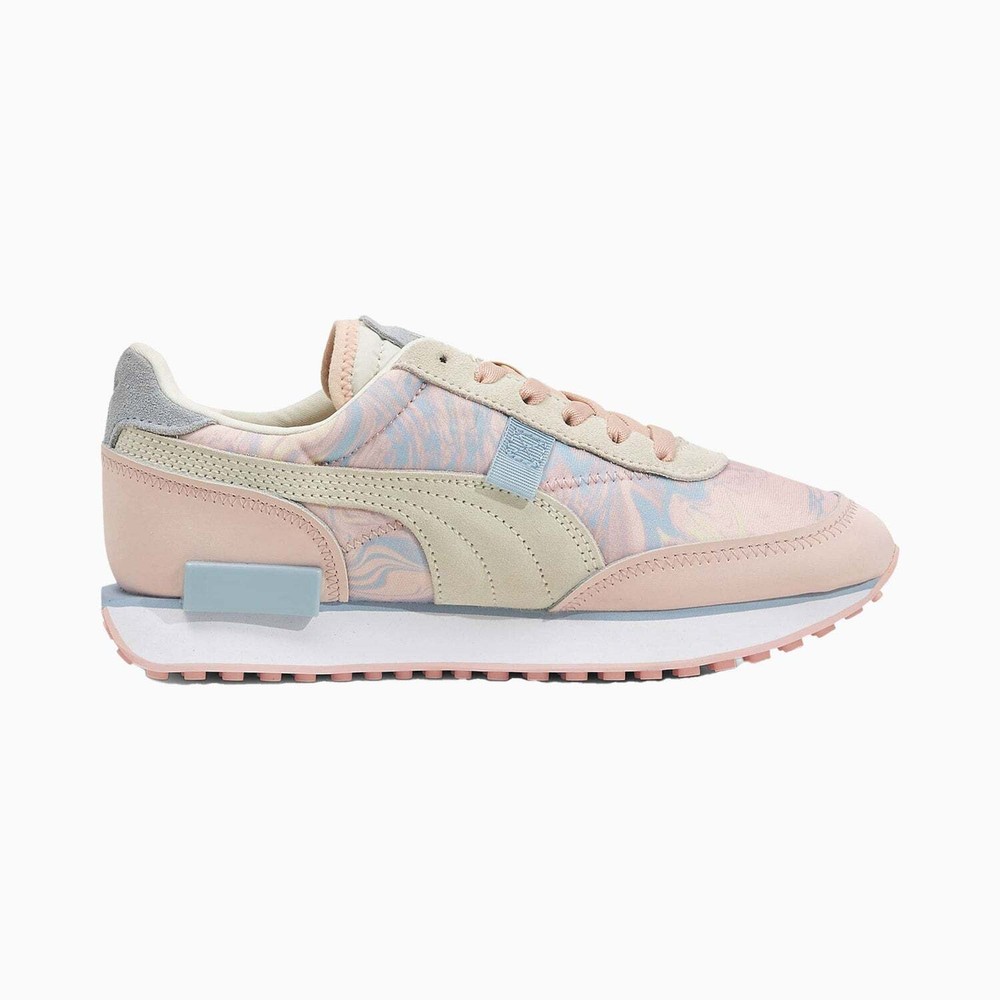 Women's Puma Future Rider Sneakers in Marble Design