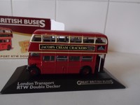 Atlas Editions - London Transport Rtw - 1/76.scale - Great British Buses Atlas Editions - London Transport Rtw - 1/76.scale - Great British Buses