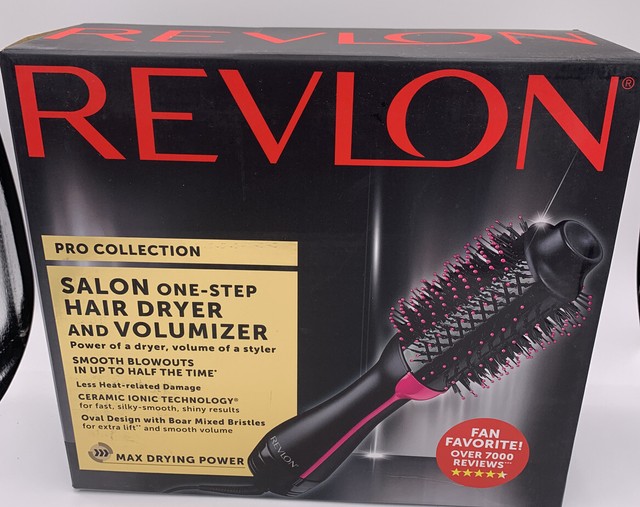 Revlon OneStep Hair Dryer And Volumizer Hot Air Brush, Black NEW IN