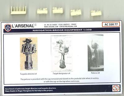 L'Arsenal Models 1/350 DEPTH CHARGE SET Resin & Photo Etch Set