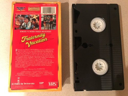 Fraternity Vacation (VHS, 1985) Tim Robbins, Stephen Geoffreys, Sheree J. Wilson - Picture 2 of 3