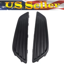 For 15-18 Ford Focus Front Bumper Fog Light Cover Frame Bezel Trim Black RH&LH