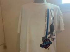 Vintage 90's Utah Jazz White T Shirt Size XL