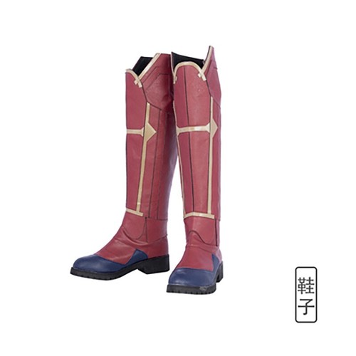 Marvel Costume Leather Captain Cosplay Carol Danvers Halloween Outfits Jumpsuit - Picture 11 of 16