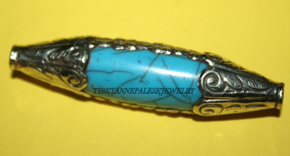 Nepal Tibetan Turquoise Beads Yoga Meditation B38