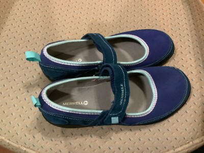 Merrell Mimosa Mary Jane Purple /Dk Denim Potion Ballet Flat Shoes Merrell Mimosa Mary Jane Purple /Dk Denim Potion Ballet Flat Shoes