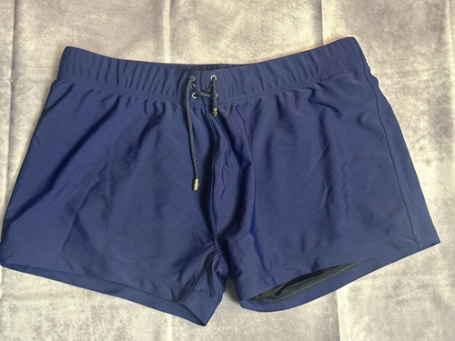 Neu mit Etikett Tom Ford Herren Badehose quadratischer Schnitt 54 IT (US Large) – marineblau