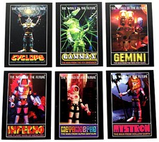 COLORFORMS OUTER SPACE MEN SECOND SERIES WOTF NON SPORT CARD EXCLUSIVE SET OF 6