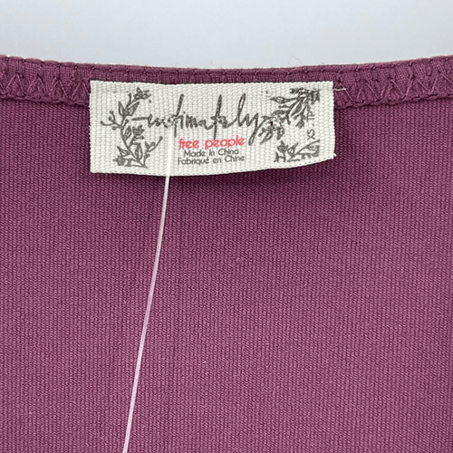 Intimately Free People Va Va Voop Bodysuit Long Sleeve Women XS Precious Wine - Picture 5 of 8