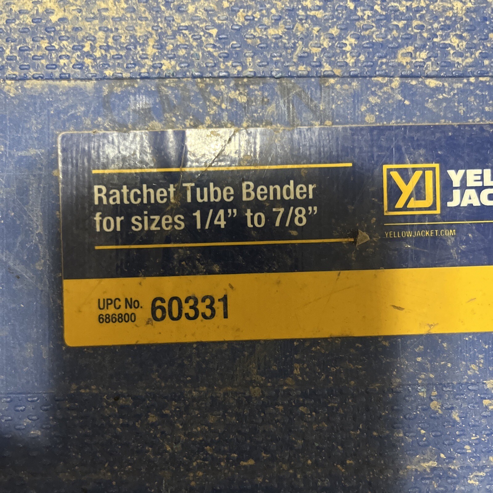 Yellow Jacket 60331 Ratchet Tube Bender for Sizes 1/4" 7/8" Missing