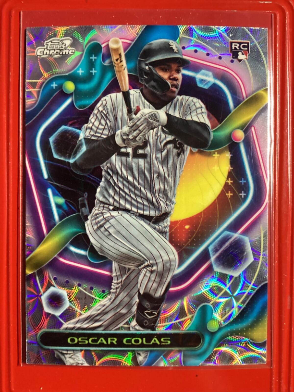 OSCAR COLAS  2023 Topps Chrome COSMIC NUCLEUS REFRACTOR Rookie RC #104
