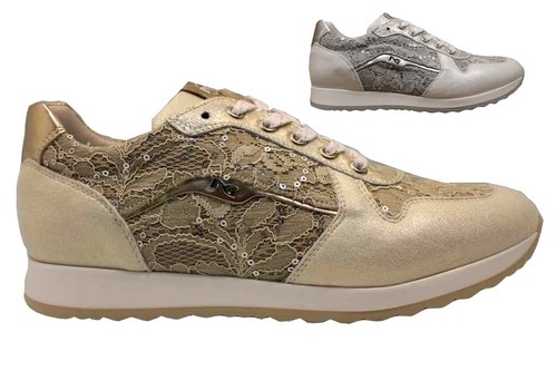 Sneakers | Sneaker Paris In Pelle Nera E Oro Nero | Philippe Model Donna ~  Ematch