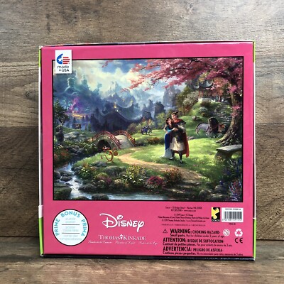 Thomas Kinkade Disney Mulan Blossoms of Love 750 Piece Puzzle By