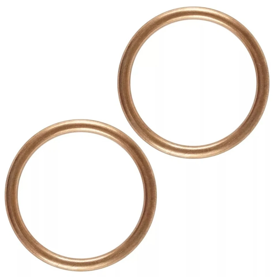 2 juntas de tubo de escape para Honda XL250R 1982 / XL350R 1984 1985 / XL600R 83-87 Foto 3 de 4