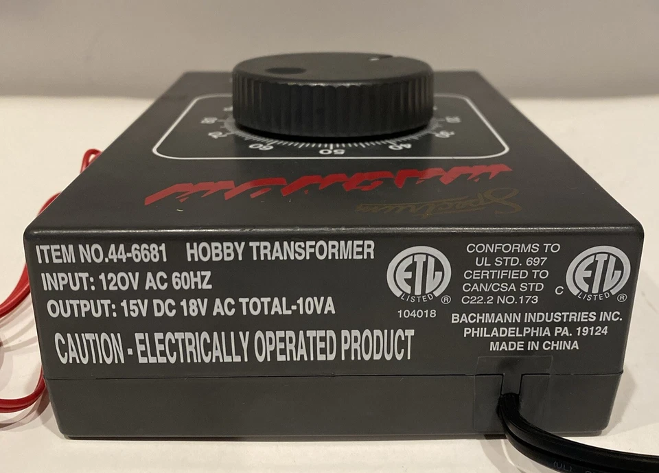Spectrum Magnum Hobby Transformer for Model Trains Direction Switch Vintage - Image 4 of 4