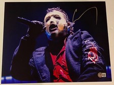 Corey Taylor Signed Autograph 11x14 Photo Slipknot Stone Sour Proof Beckett COA 