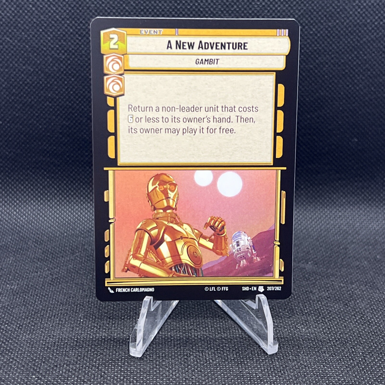 Star Wars Unlimited A New Adventure Shadows of the Galaxy SHD Regular #207